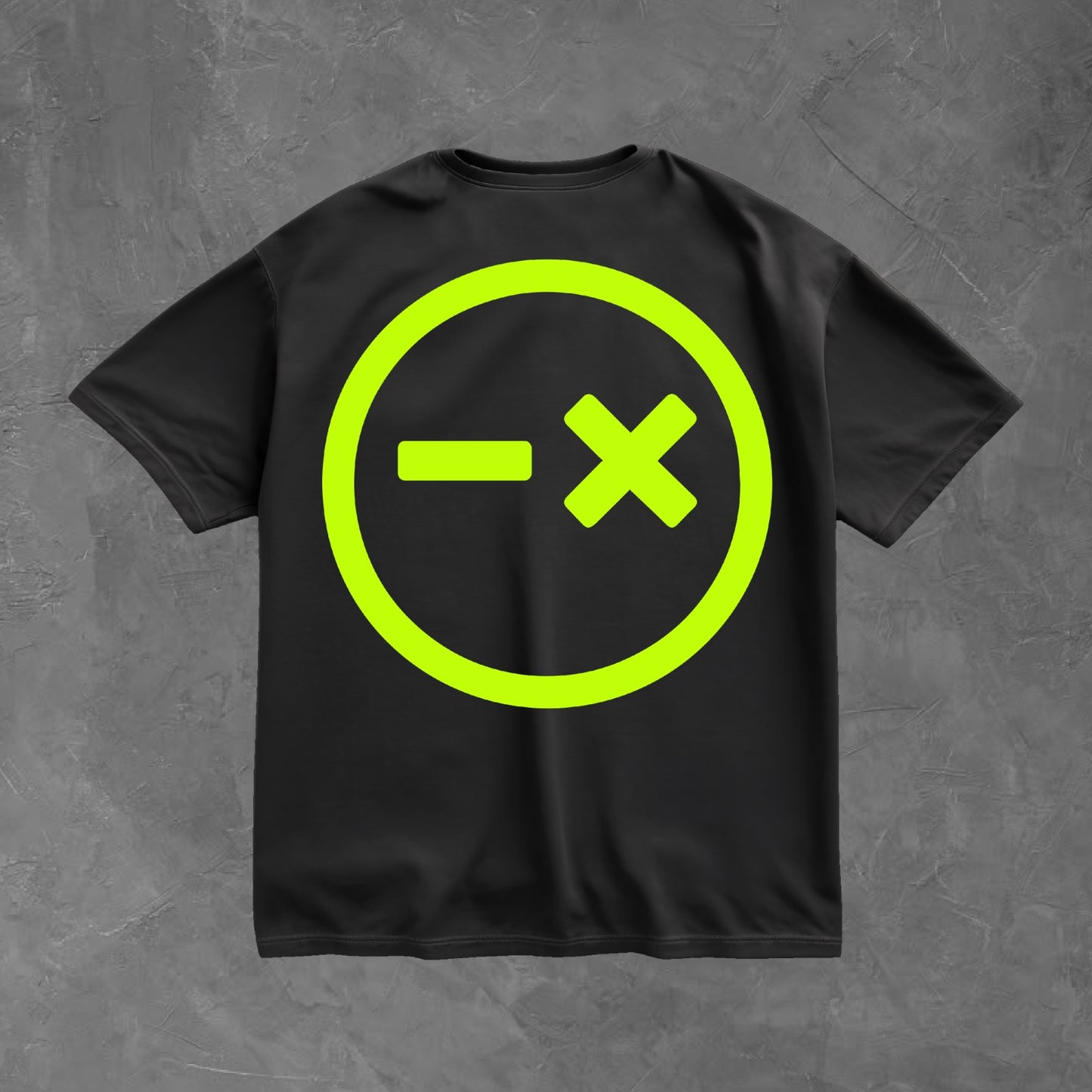 OVERSIZED TEE // LIME GREEN PRINT