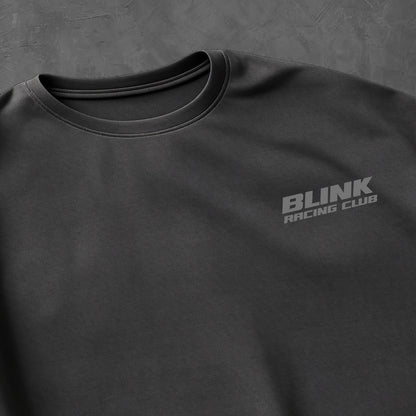 OVERSIZED TEE // BLACK ON BLACK