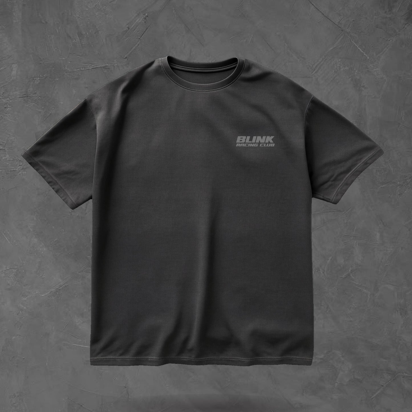 OVERSIZED TEE // BLACK ON BLACK
