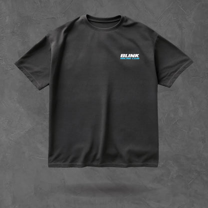 OVERSIZED TEE // SHIFT CYAN PRINT
