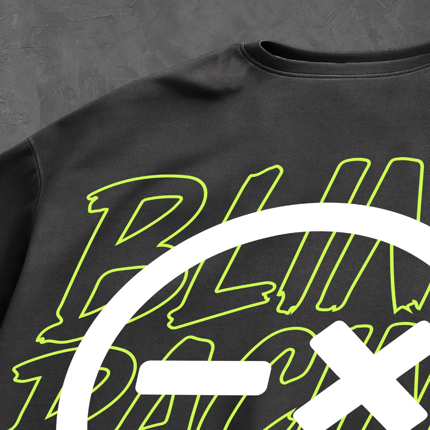 OVERSIZED TEE // SHIFT LIME GREEN PRINT