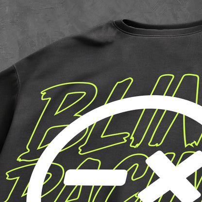 OVERSIZED TEE // SHIFT LIME GREEN PRINT