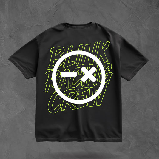 OVERSIZED TEE // SHIFT LIME GREEN PRINT