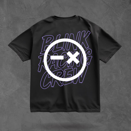 OVERSIZED TEE // SHIFT LILAC PRINT